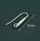 4 Pcs Tarnish Resistant 304 Stainless Steel Earring Hooks 9x3mm