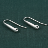 4 Pcs Tarnish Resistant 304 Stainless Steel Earring Hooks 9x3mm