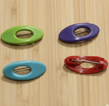 0.5 Inch Acrylic Brooch Pin Fittings Assorted Color