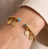 Classic Gold Coin Bracelet