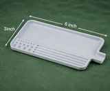 1 Pc Beads Sorting Tray Beading Jewellery Tool for Sorting Diamonds, Pearls or Other Gemstones, Size: 6x3 Inch