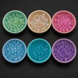 6 Colors Faceted Acrylic Beads Combo