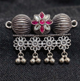 German Silver Floral Grace Pendant
