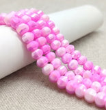 1 String 8mm Designer Faceted Crystal Beads