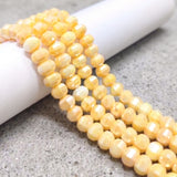 1 String 8mm Designer Faceted Crystal Beads