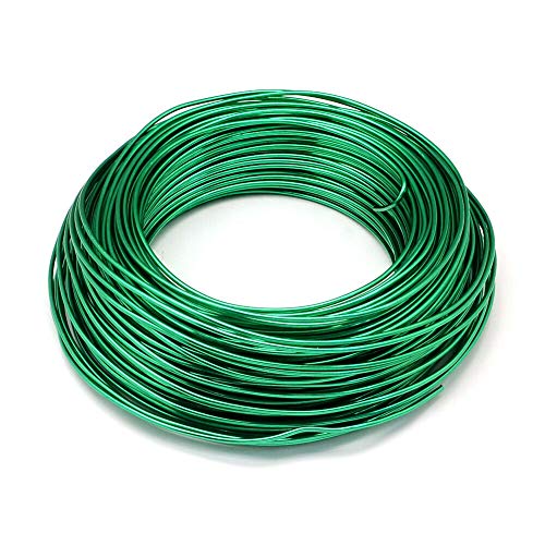 1 MM Aluminium Green Colored Wire