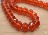 8x5mm Glass Crystal Beads Roundelle