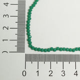2mm Green Crystal Rondelle Faceted Beads 1String