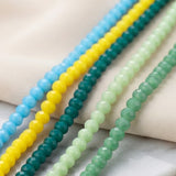 1 String, 2mm Crystal Rondelle Faceted Beads 1String