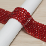 4mm Crystal Faceted Rondelle Beads