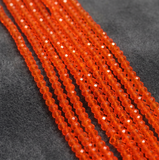4mm Crystal Faceted Rondelle Beads