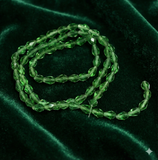 4x6mm Faceted Crystal Drop Beads