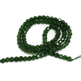 4mm Crystal Faceted Football Beads