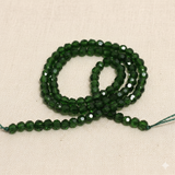 4mm Crystal Faceted Football Beads