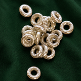 CCB Round Rings Silver Finish 8mm