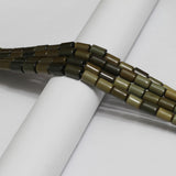 10x6 mm Cat's Eye Tube Beads