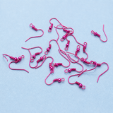 100 Pcs, Colored Earring Hooks