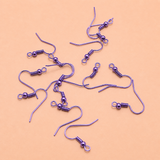 100 Pcs, Colored Earring Hooks