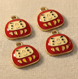 10 Pcs 17x15mm Enamel Charms