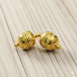5 Pcs, 19x12mm Magnetic Clasps Golden