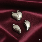 22x17mm Heart Couple Magnetic Clasps