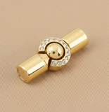5 Pcs, Tube Cylinder Magnetic Clasps 24x11mm, 5mm Hole Size