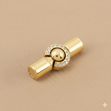 5 Pcs, Tube Cylinder Magnetic Clasps 24x11mm, 4mm Hole Size