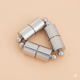 5 Pcs, Tube Magnetic Clasp 18x7mm