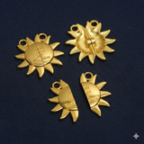 27mm Sun Waves Couple Magnetic Clasps