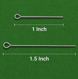 500 Pcs Steel Eye Pins