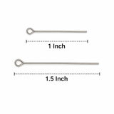 500 Pcs Steel Eye Pins