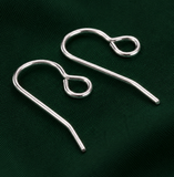 100 Pcs 15mm, Steel Ear Hooks