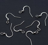 100 Pcs 15mm, Steel Ear Hooks