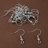 100 Pcs 15mm, Steel Ear Hooks
