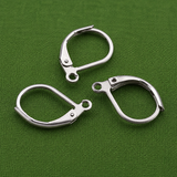50 Pcs 15x10mm, Steel Lever Back Hooks