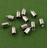 50 Pcs 3.5x6mm Steel Cord Ends