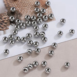 100 Pcs 3mm, Stainless Steel Solid Round Beads