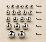 Steel Solid Round Beads