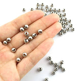 Steel Solid Round Beads