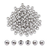 Steel Solid Round Beads