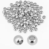Steel Solid Round Beads