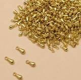 500 Pcs, 3x7mm Metal Drop Latkan Charms