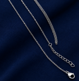 10 Pcs 17 Inch, Steel Flat Link Neck Chain 1.5x1mm Link Size