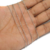 10Mtr, Steel Flat Link Chain 1.5x1mm Link Size