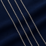 10Mtr, Steel Flat Link Chain 1.5x1mm Link Size