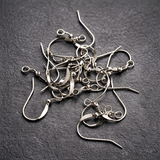 20 Pcs, 19x18mm Brass Ear Hooks