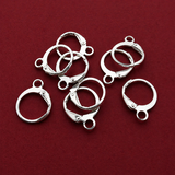 10 Pcs, 12X15mm, lever back Earring Hooks