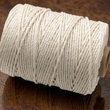 1 Spool, 100 Mtr, Hemp Cord White