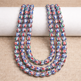 Chevron Designer Round Beads, Pack Of 1 String