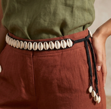 Cotton Cord Shell Cowrie Beads Belt